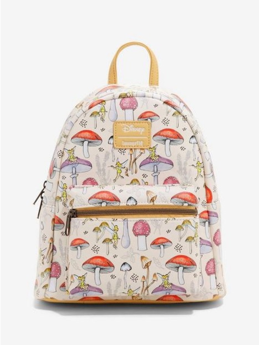 Loungefly Disney Peter Pan Tinker Bell Mushrooms Mini Backpack Bag Fairycore